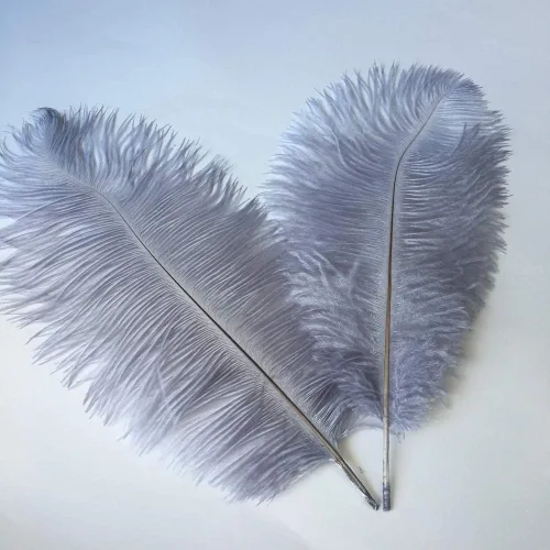 Vista 3 de Sowder - Plumas de avestruz artificiales de 15 a 20 cm para centros de mesa de boda, decoración del hogar, paquete de 10 piezas (Negro)