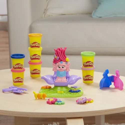 Vista 4 de Play-Doh Dreamworks Trolls Press 'N Style Salon