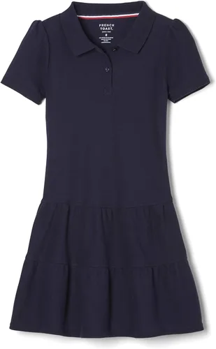 Vista 3 de French Toast Girls' Ruffle Pique Polo Dress