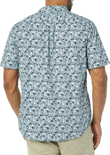 Vista 2 de Tienda Essentials Camisa de popelina de manga corta ajustada para hombre