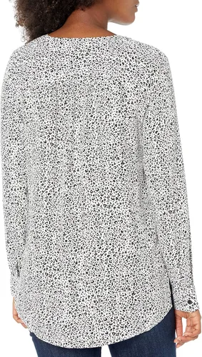 Vista 2 de Tienda Essentials Blusa tejida de manga larga para mujer