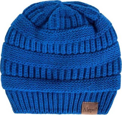Vista 7 de Alepo Fleece Lined Baby Beanie Hat Infant Newborn Toddler Kids Winter Warm Knit Cap for Boys Girls