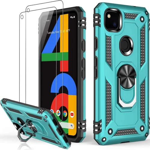 Vista 121 de LUMARKE para Google Pixel 3A XL - Funda con protector de pantalla, funda protectora grado militar probada contra caídas de 16 pies con soporte