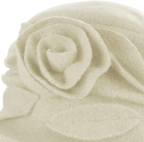 Vista 5 de Janey&Rubbins Sombrero de pescador de invierno con fieltro de lana para mujer