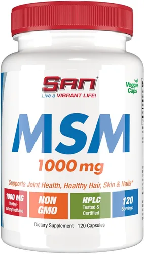 Vista 2 de SAN MSM, 1000 mg, 120 cápsulas