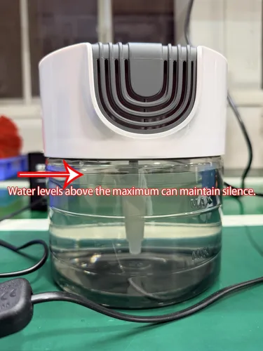 Vista 2 de Office23123 - Purificador de aire de agua para el hogar, humidificador para lavadora de aire, ambientador para humo y olores de mascotas, difusor