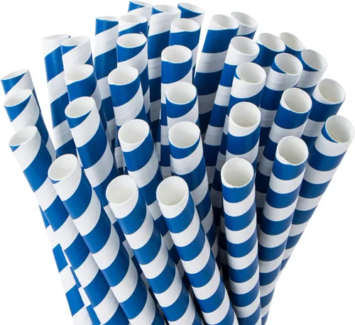 Vista 10 de Webake Pajitas de papel biodegradables a granel 200 pajitas de beber a rayas rojas, gran alternativa a pajitas desechables a pajitas de plástico