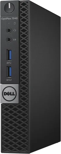 Vista 3 de Dell Micro torre Optiplex 7040, Intel Core i5-6500T, memoria de 8 GB, SSD de 256 GB, WiFi, Windows 11 Pro (renovado)