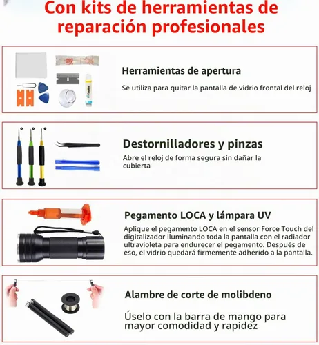 Vista 6 de Reemplazo de pantalla para Samsung Galaxy S20 Plus, pantalla de repuesto para Galaxy S20 Plus Series de 6.7 pulgadas, kit de repuesto de vidrio