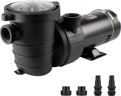 Vista 10 de VEVOR Bomba de piscina 2 HP 6090 GPH Max Flow Bomba de velocidad única, 115