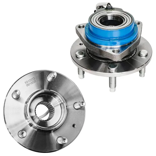 Vista 20 de Detroit Axle - Par de cojinetes de rueda delantera/trasera para Ford Edge 11-14, 09-19 Flex, 13-19 Police Interceptor Sedan, 14-18 Police Sedan