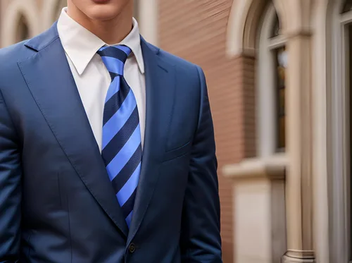 Vista 14 de S&W SHLAX&WING Corbata para hombres Lazos a rayas verde, amarillo y azul para trajes de negocios