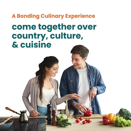Vista 7 de eat2explore Kit de cocina global para adultos, recetas auténticas, especias esenciales y maridajes de bebidas, perfecto para citas nocturnas