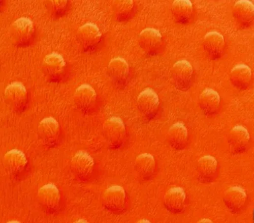 Vista 2 de Minky Dimple Dot Manta de tela de 60 pulgadas de ancho vendida por The Yard (banana)