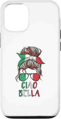 Vista 28 de Ciao Bella Italian Woman with Sunglasses Flag Italy Colors Case for iPhone 17