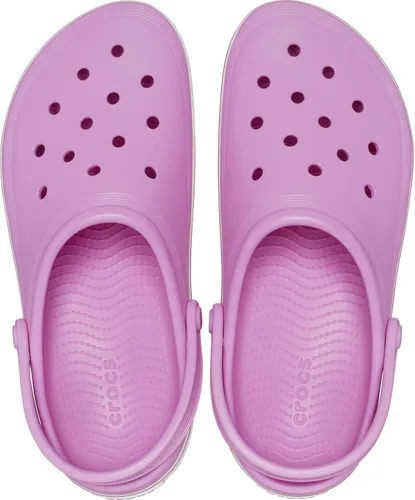 Vista 3 de Crocs Zuecos unisex para adultos con plataforma fuera de la cancha