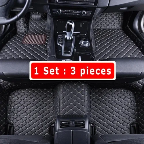 Vista 7 de Para KIA Cerato Forte YD 2018 2017 2016 2015 2014 2013 Alfombras de piso de coche Alfombras de cuero interior Decoración de automóviles Cubiertas