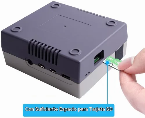 Vista 3 de GeeekPi Funda para Raspberry Pi 4, Pi 4 con ventilador de refrigeración y disipador de calor Pi 4, funda retro Gaming Game4Pi para Raspberry Pi 4