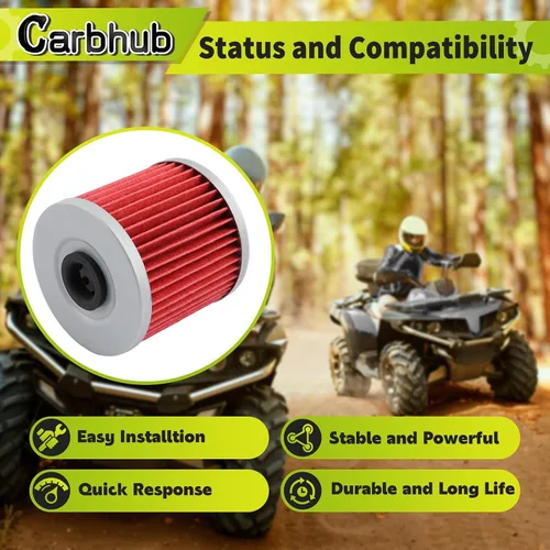 Vista 2 de Carbhub 11013-1275 Bujía de aceite de filtro de aire Reemplazar 11013-1275 apto para Kawasaki KLF220 KLF250 KLF300 Bayou 220 250 300