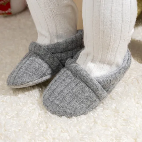 Vista 2 de Sawimlgy Pantuflas de dibujos animados para recién nacidos, para bebés, niños y niñas, suela antideslizante suave, suela antideslizante, zapatos