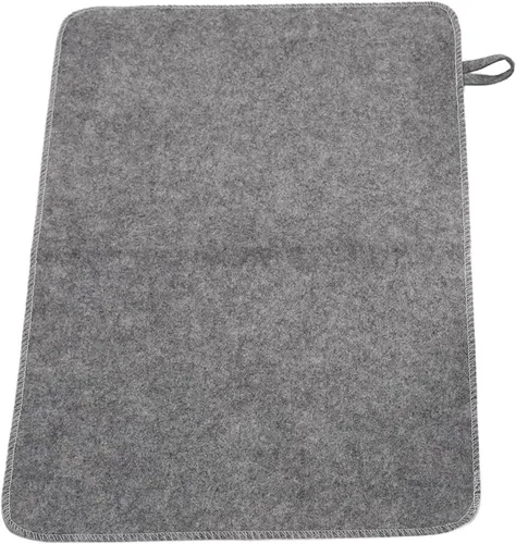 Vista 8 de Dioche Cojín de fieltro para sauna, aislamiento térmico para sauna, baño, casa, ducha, portátil, absorbente de agua, para hombres y mujeres