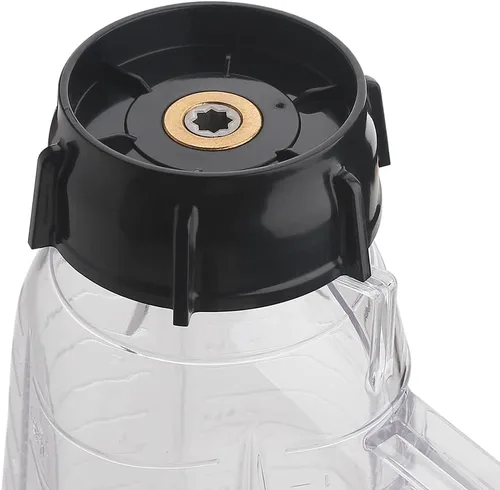 Vista 6 de Piezas de repuesto Tarro de plástico cuadrado de 5 tazas con tapa, compatible con licuadoras Oster
