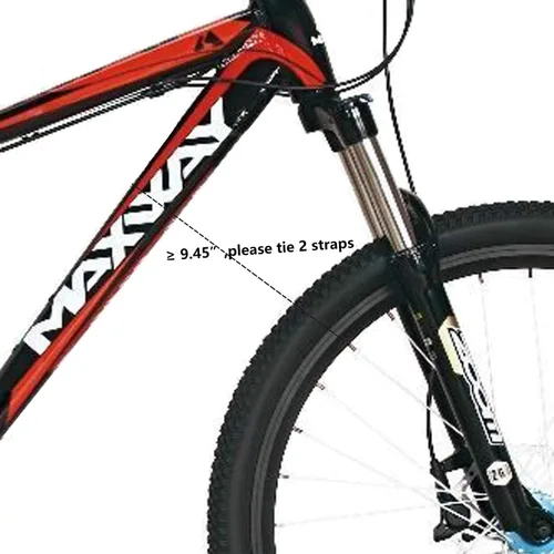 Vista 5 de Epessa Correa estabilizadora de rueda de bicicleta, correa de bicicleta con agarre de gel Stonger, correa ajustable para rueda de bicicleta, correas