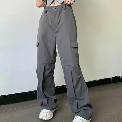Vista 2 de high Waist Blues Tops Trousers Cotton Fashion Dresses Summer Coat Jeans Women Denim Korean Casual Pants Black