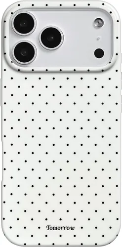 Vista 26 de inewateri Funda compatible con iPhone 11 con bonito diseño estético de lunares a la moda, fundas simples para TPU suave, funda de protección Negro