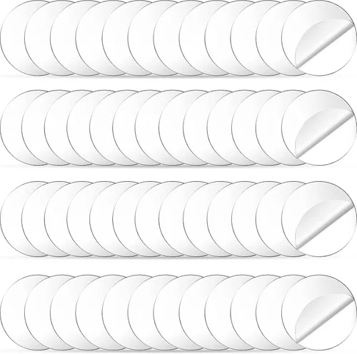 Vista 8 de Gartful Discos acrílicos transparentes – 6 pulgadas, 10 hojas redondas de acrílico, panel circular de plexiglás transparente de 1/25 pulgadas