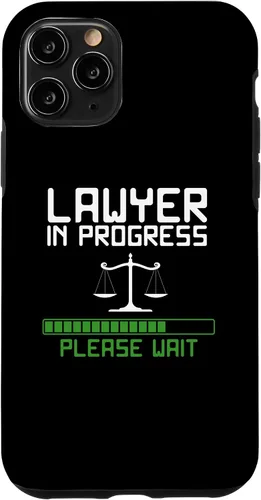 Vista 29 de Lawyer in Progress Scales of Justice Law School Student Case for iPhone 16