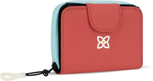 Vista 9 de Sherpani Barcelona, pequeña cartera de nailon plegable con bolsillo con cremallera para mujer, bolsa de viaje, protección RFID