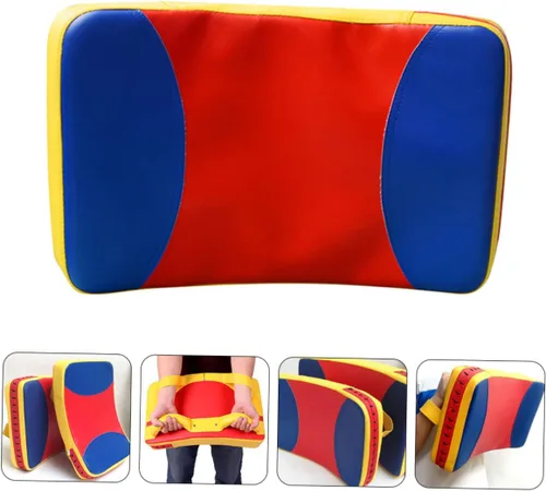 Vista 4 de Toddmomy Kickboxing Taekwondo Kick Protector de cuero Protector de zócalo de boxeo de boxeo de pared Kick Pad Kicking Strike Shield Pad Protector