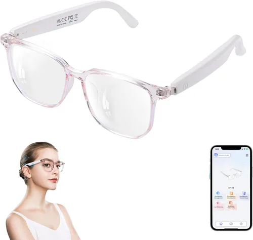 Vista 15 de Lentes inteligentes AI 2026 con cámara, video HD 4K y captura de fotos, gafas de cámara de 8 MP para hombres y mujeres, gafas de grabación