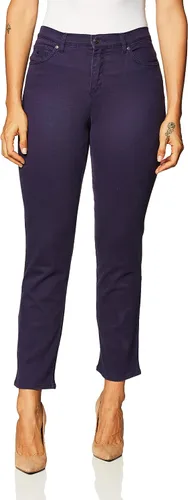Vista 7 de Gloria Vanderbilt - Pantalones de mezclilla Amanda clásicos de tiro alto y pierna cónica petite para mujer Begonia Bloom