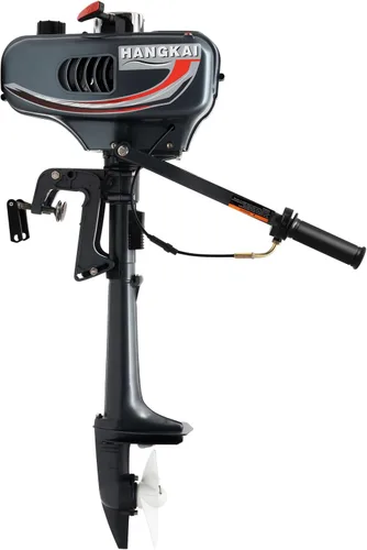 Vista 11 de Motor fuera de borda, motor fuera de borda de 2 tiempos y 12 HP, motor marino de barco de pesca resistente con sistema de refrigeración por agua 2