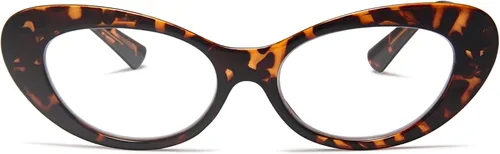 Vista 13 de 2SeeLife Gafas de lectura de ojo de gato de gran tamaño para mujer, ajuste mediano-grande, marco resistente, bisagras de resorte, lectores de ojo