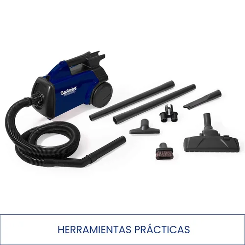 Vista 3 de Sanitaire SL3681A aspiradora compacta con contenedor profesional, azul, negro