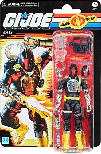 Vista 2 de G.I. Joe Classified Series Retro Cardback B.A.T. (Battle Android Trooper), figura de acción coleccionable de 6 pulgadas con 11 accesorios