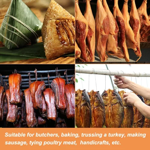 Vista 4 de Vivifying Hilo de Carnicero, 100 Metros Hilo de Cocina de Algodón de 3 Hilos, Hilo de Cocina Seguro para Alimentos para Atar Carne, Hacer