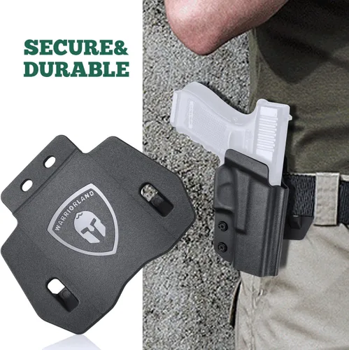 Vista 8 de WARRIORLAND Funda OWB Kydex con corte óptico, ajuste seleccionado para Glock 17/19/19X/43/43X MOS, sin riel 1911, Hellcat/Hellcat Pro, Taurus
