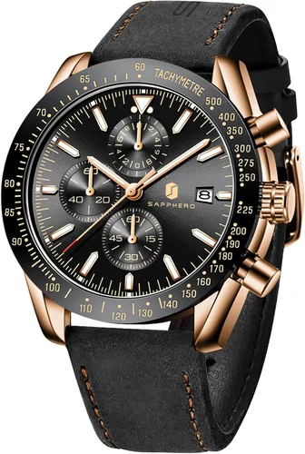 Vista 20 de BENYAR Reloj analógico de cuarzo cronógrafo impermeable luminoso de diseñador para hombre, reloj de pulsera para hombre, para negocios, trabajo