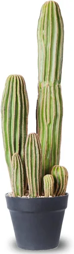 Vista 9 de Cactus artificiales de cactus falsos de 16 pulgadas para decoración del hogar, jardín, oficina, tienda
