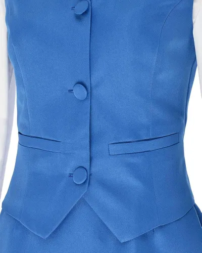 Vista 9 de Haikyuu - Disfraz de anime para mujer, traje de oficina, uniforme con cola y orejas