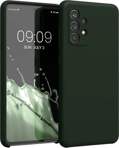 Vista 22 de kwmobile Funda compatible con Samsung Galaxy A32 5G - Funda de silicona TPU con acabado suave - Rosa impresionante