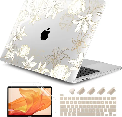 Vista 31 de Funda compatible con MacBook Pro de 13 pulgadas 2024 2023-2020 versión A2338 M2/M1 A2251 A2289 con pantalla Retina y Touch ID, carcasa rígida
