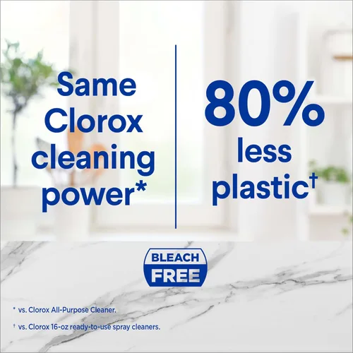 Vista 3 de Clorox Recambio de spray multiusos, esenciales para el hogar, 3 x 1.125fo repuestos concentrados