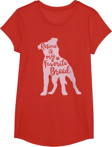 Vista 42 de Pitbull Rescue Is my Favorite Breed Dog Pit Bull Mama - Camiseta, Negro, S