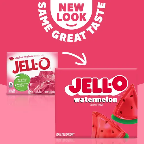 Vista 6 de JELL-O Jello Postre de gelatina, cajas de 3 onzas, paquete de 4