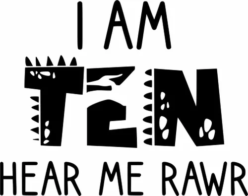 Vista 5 de SEC Apparel Parches termoadhesivos de cumpleaños de dinosaurio, letras de transferencia para camisetas, ropa, ropa, decoración de bricolaje